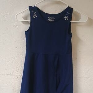 Old Navy Sleeveless Navy Kids Dress with Sparkle